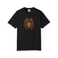 Samurai Tiger Shirt - Japanese Floral Tee - Cool Art Gift - Sinful Threads