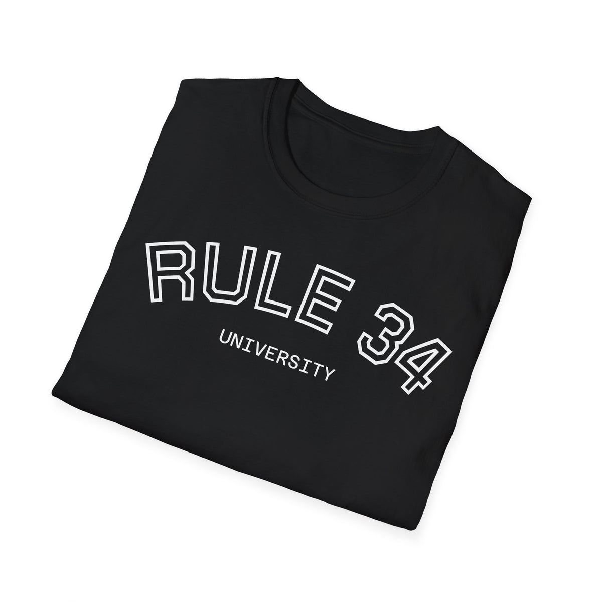 Rule 34 University Shirt - Funny Meme & Internet Culture Tee