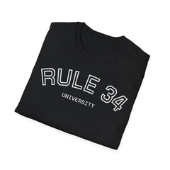 Rule 34 University Shirt - Funny Meme & Internet Culture Tee