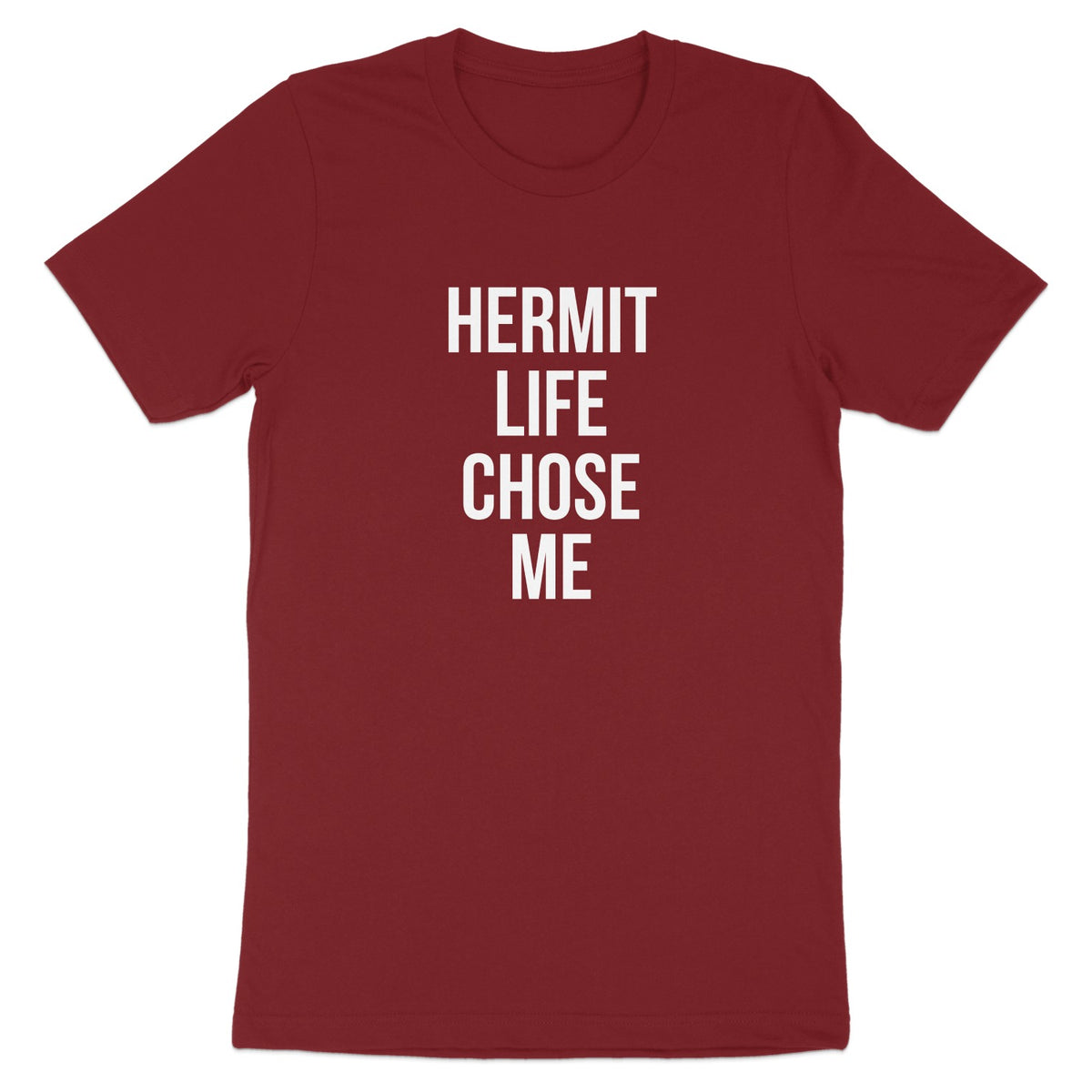Hermit Life Chose Me Statement T-shirt product type