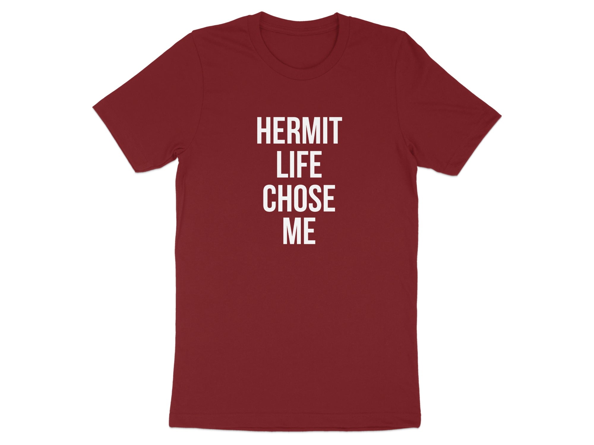Hermit Life Chose Me Statement T-shirt product type