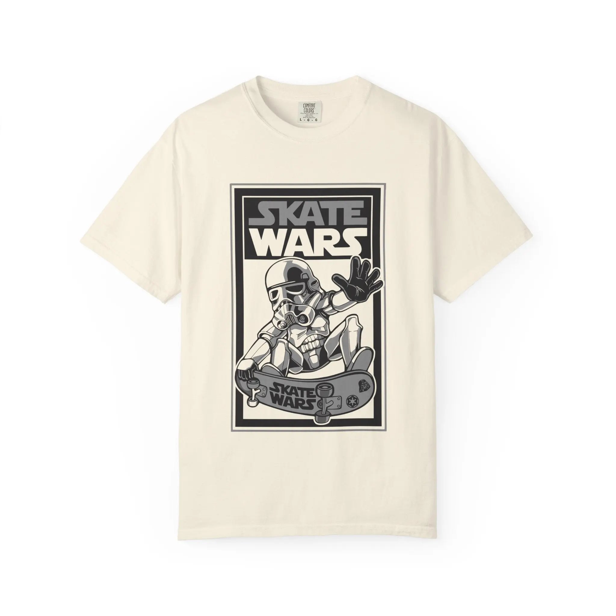 Skateboard Tee Gift - Sci Fi Trooper Funny Skate Wars - Sinful Threads