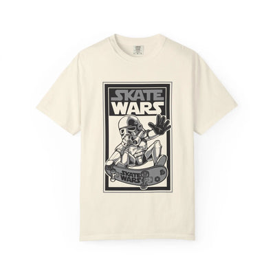 Skateboard Tee Gift - Sci Fi Trooper Funny Skate Wars - Sinful Threads