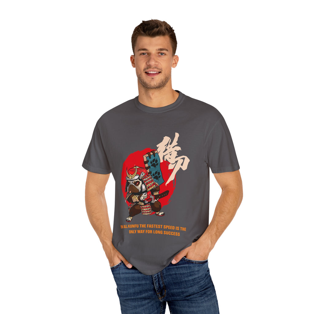 Pug Dog Graphic Tee Japanese Samurai Art Gift - Sinful Threads
