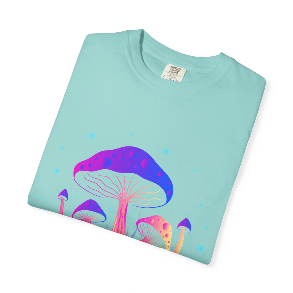 Psychedelic Mushroom Tee - Vibrant Trippy Fungi Art Gift - Sinful Threads