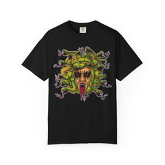 Medusa Snake Tee - Gorgon Statement Mythology Gift Shirt - Sinful Threads
