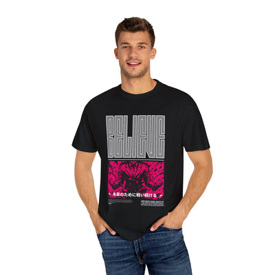 Believe Anime Tee - Bold Japanese Motivational - Gift - Sinful Threads