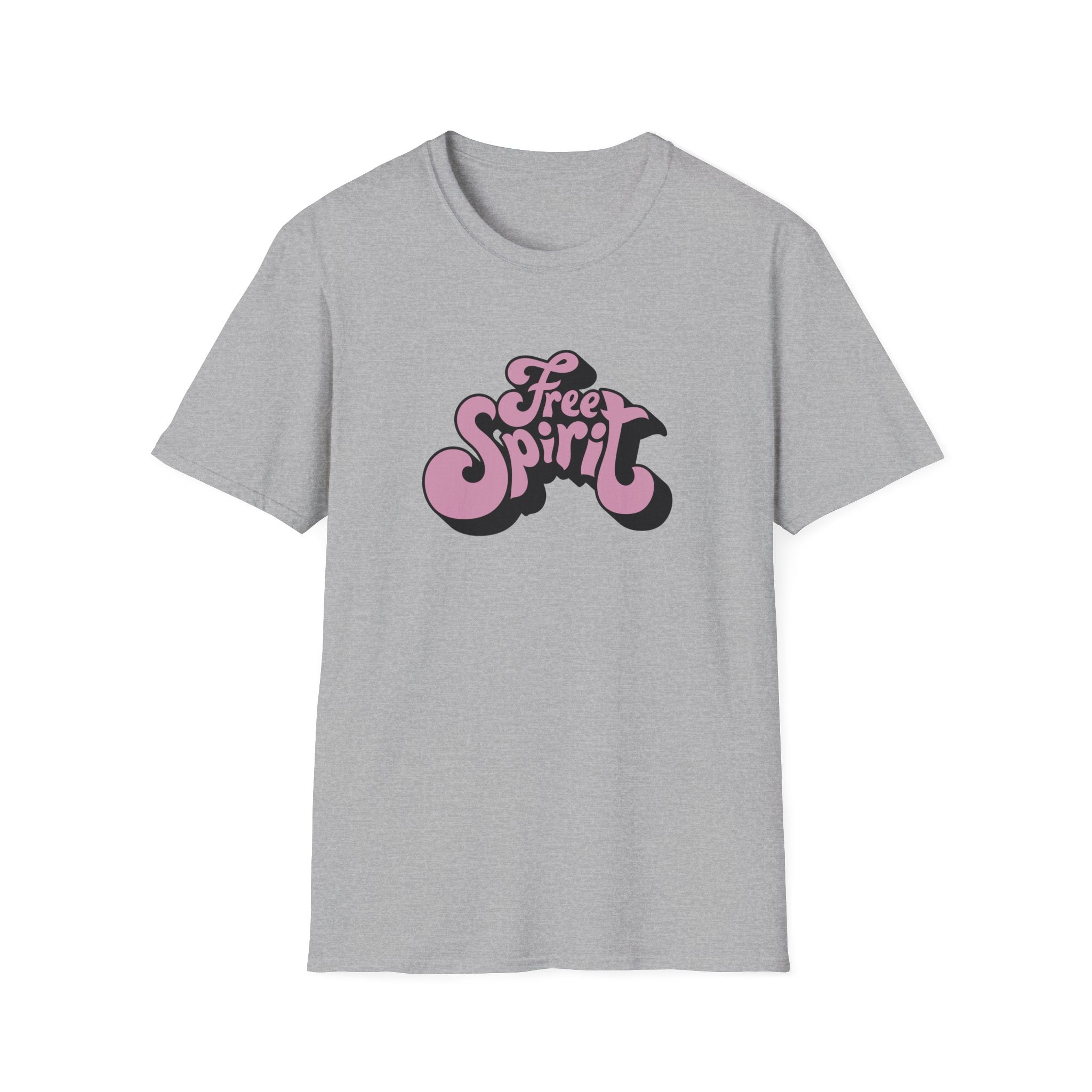 Free Spirit Groovy Graphic Tee - Retro Boho Lifestyle - Sinful Threads