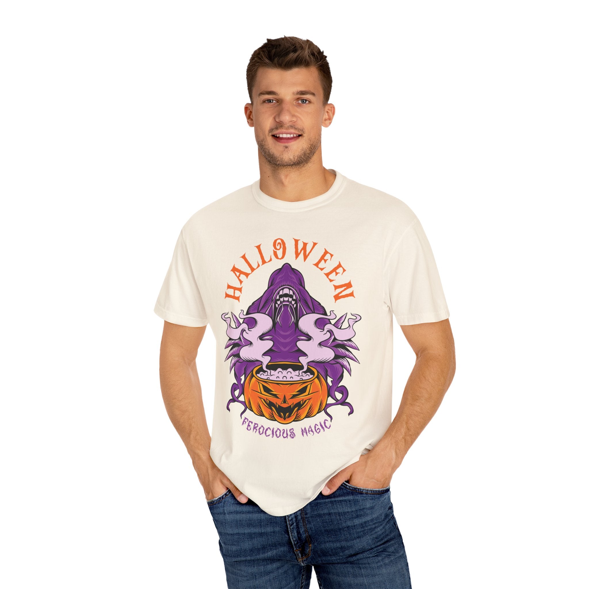 Spooky Season Shirt - Purple Monster Tee - Cute Halloween Gift - Sinful Threads