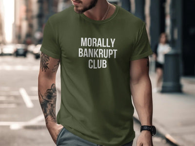 Morally Bankrupt Club Statement T-shirt product