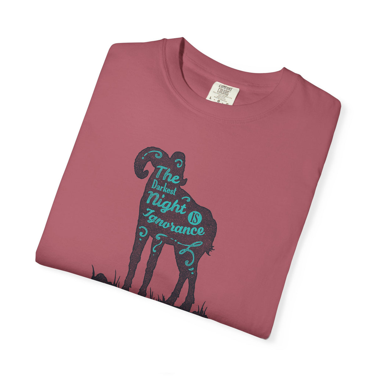 The Darkest Night Ignorance Illustration Unisex T-Shirt - Sinful Threads