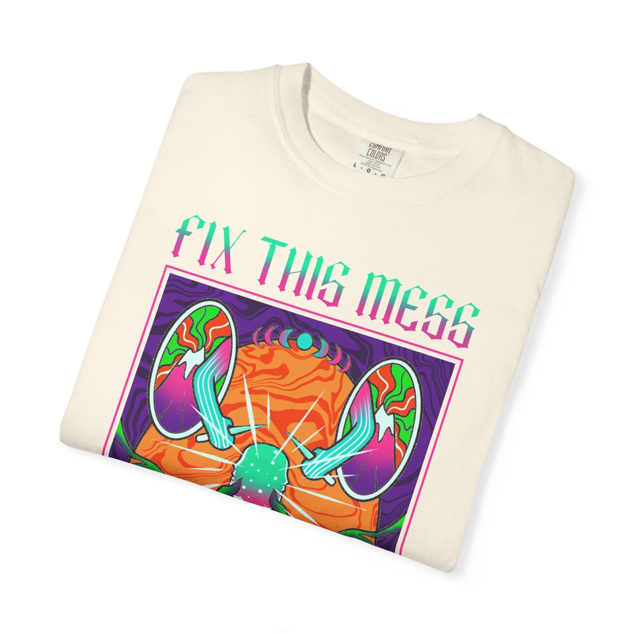 Psychedelic Art Tee - Trippy Design Tee - Surreal Art Gift - Sinful Threads