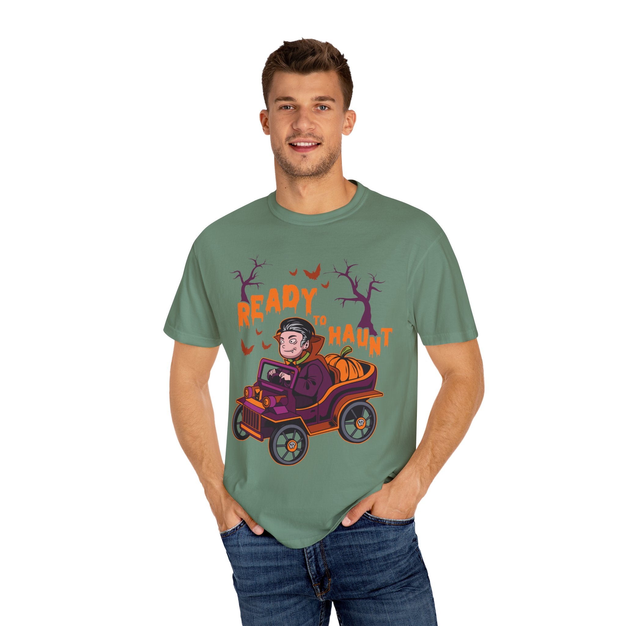 Dracula Halloween Shirt – Ready to Haunt Funny Vampire Tee - Sinful Threads