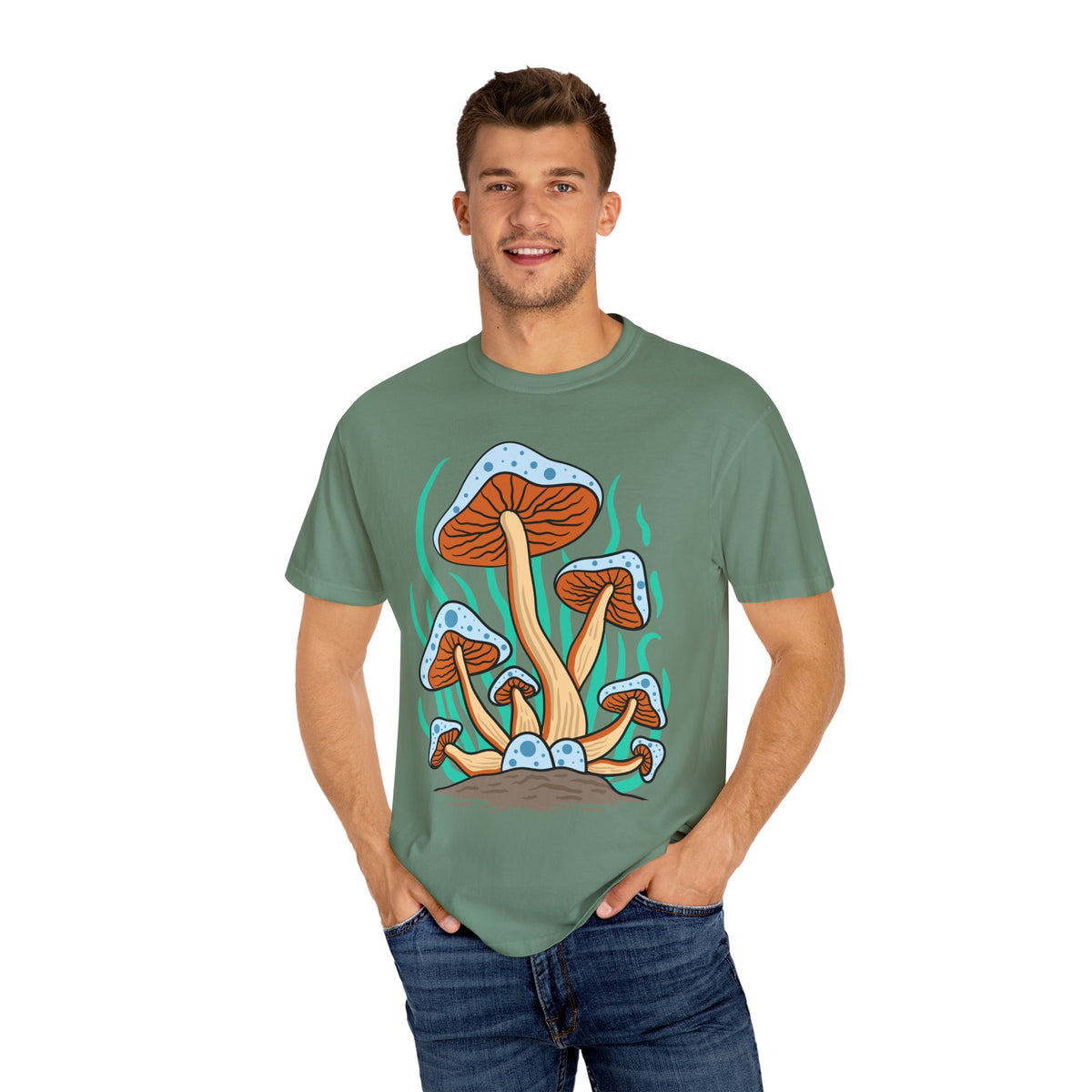 Groovy Mushroom Tee - Funky Forest Magic Fungi