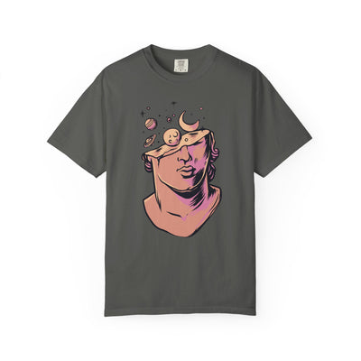 Celestial Space Bust Creative Unique Style T-Shirt - Sinful Threads