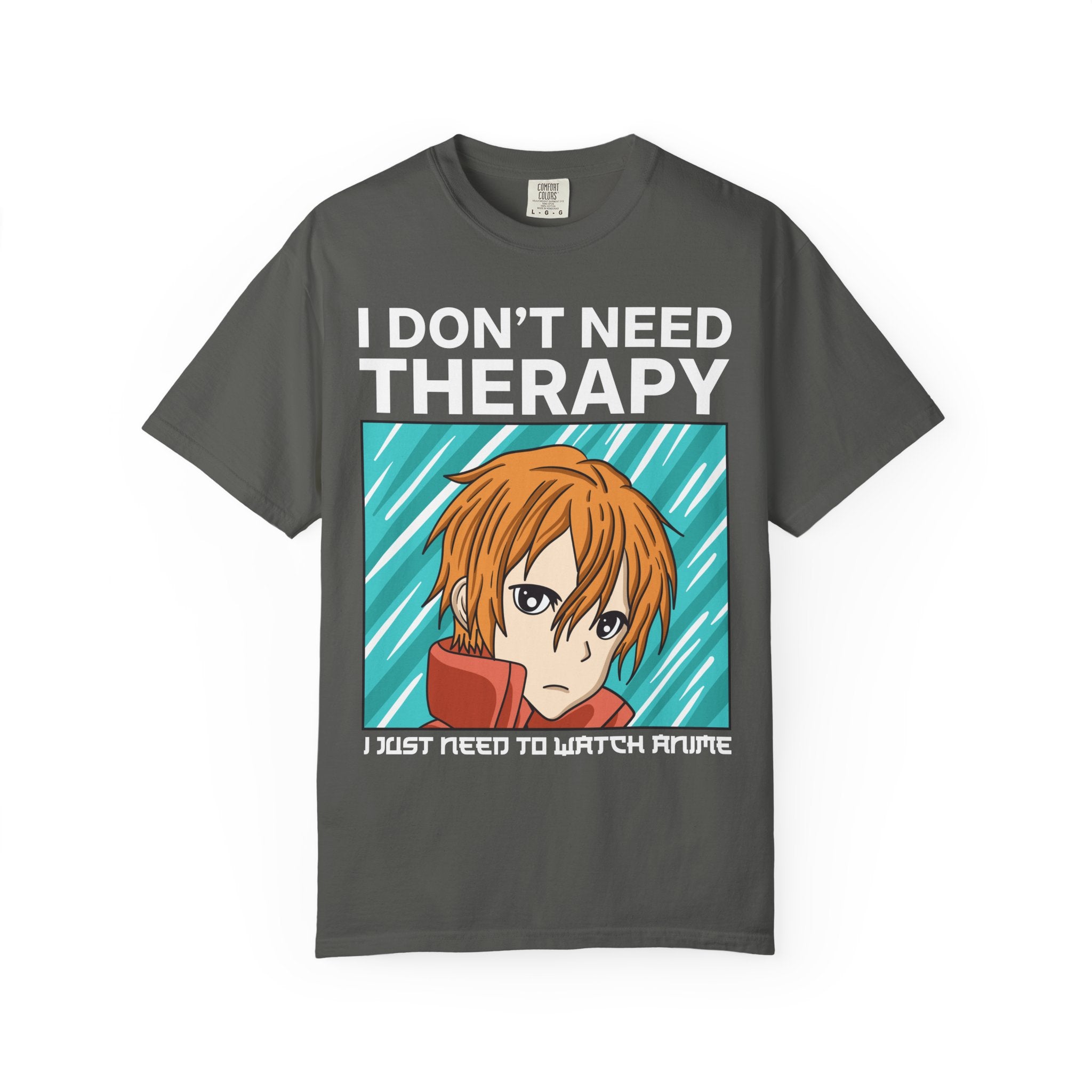 Anime Therapy Shirt – I Don’t Need Therapy Manga Style Tee - Sinful Threads