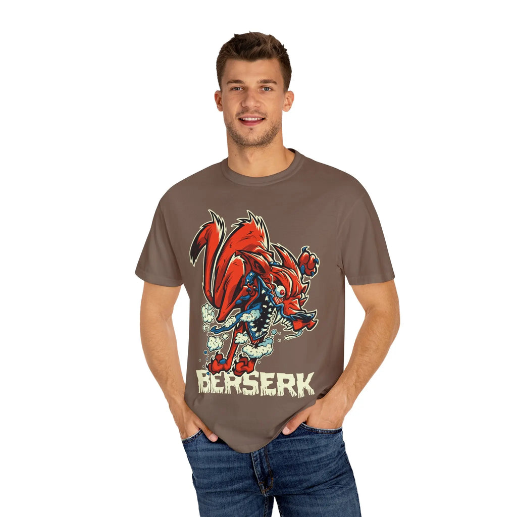 Rabid Fox Tee - Fierce Animal Wild Fox Savage Beast Shirt - Sinful Threads