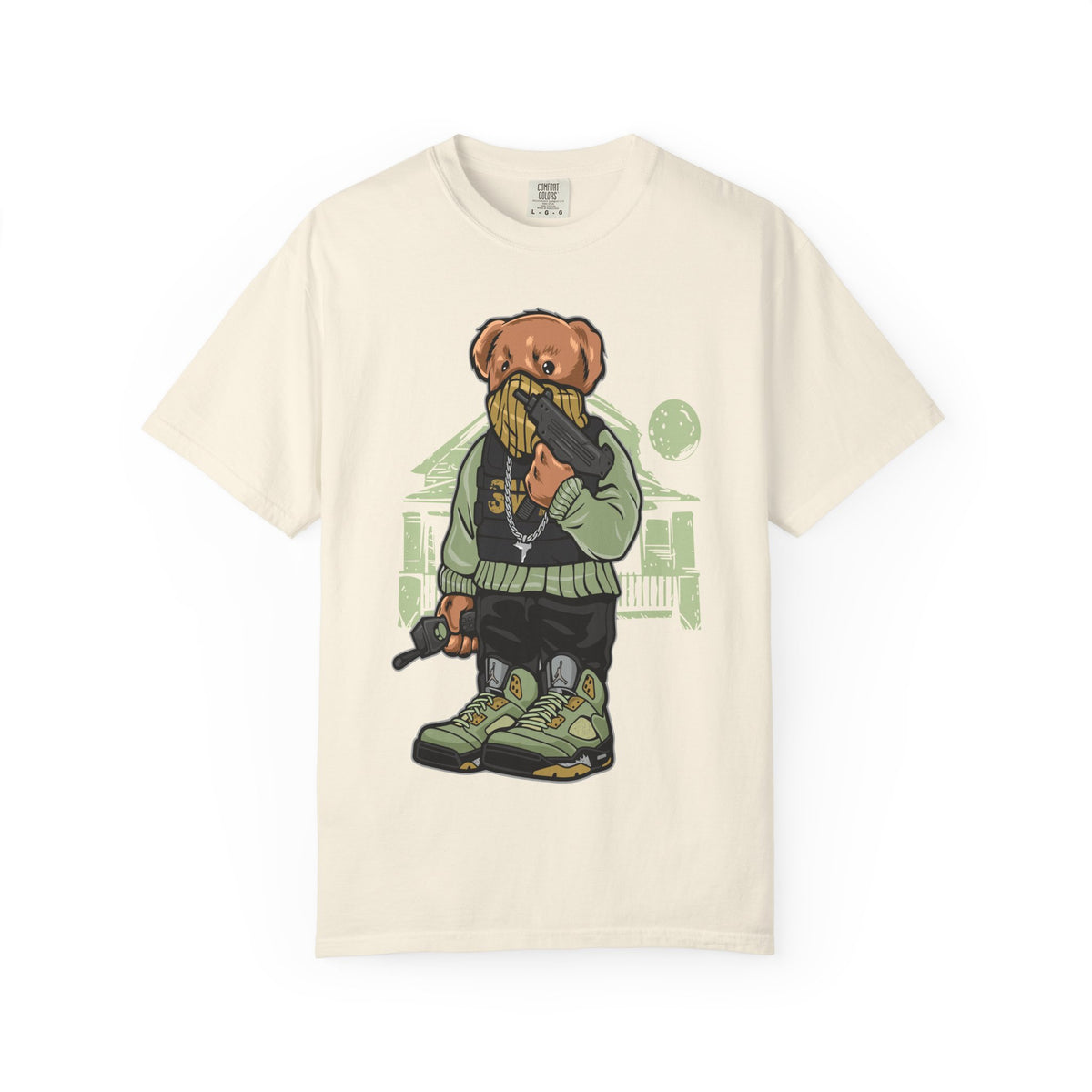Hip Hop Graphic Tee – Gangster Bear Urban Streetwear