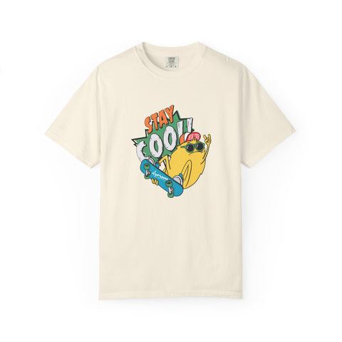 Stay Cool Awesome New York Skateboard Graphic T-Shirt