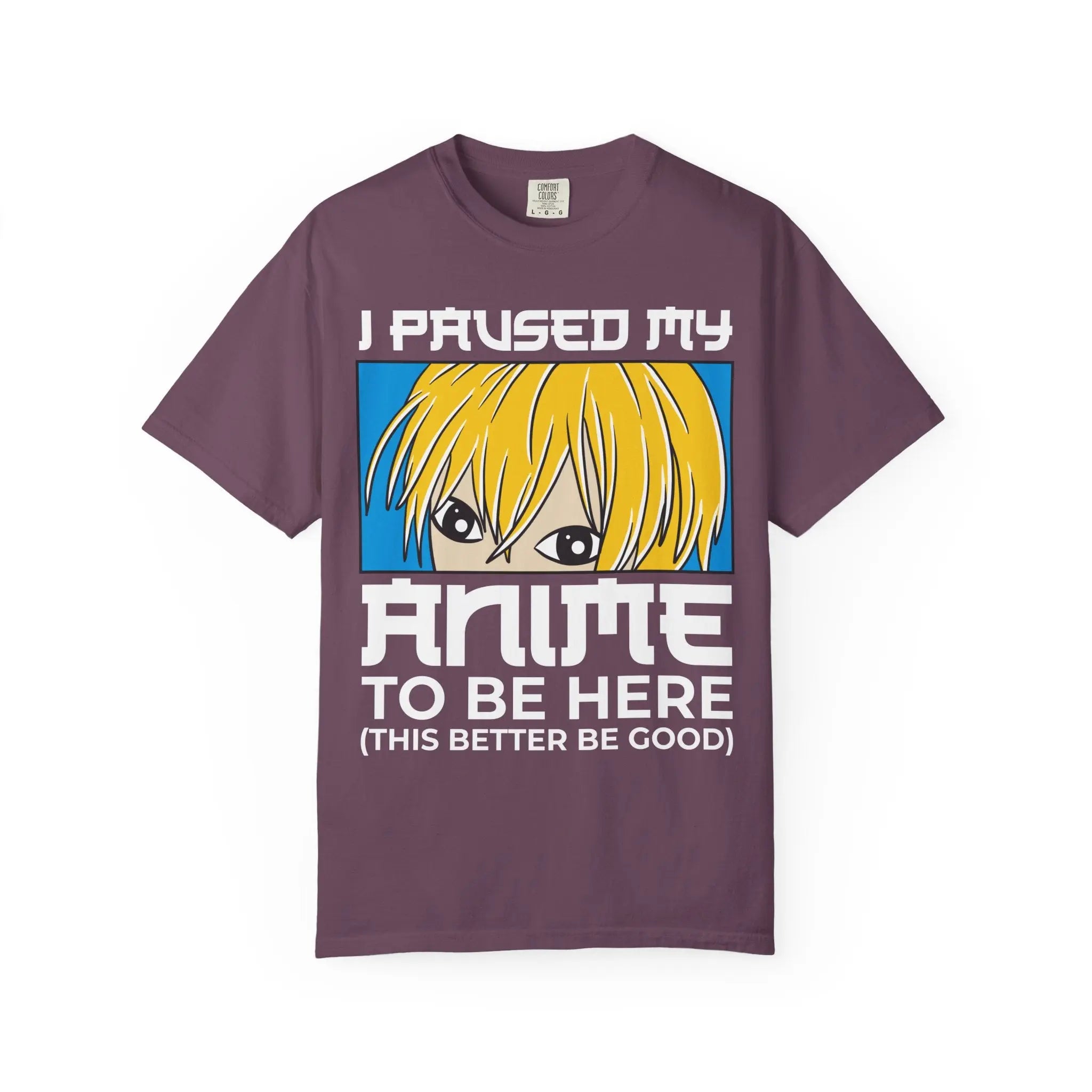 Paused Anime Shirt – Graphic Meme Tee - Sinful Threads