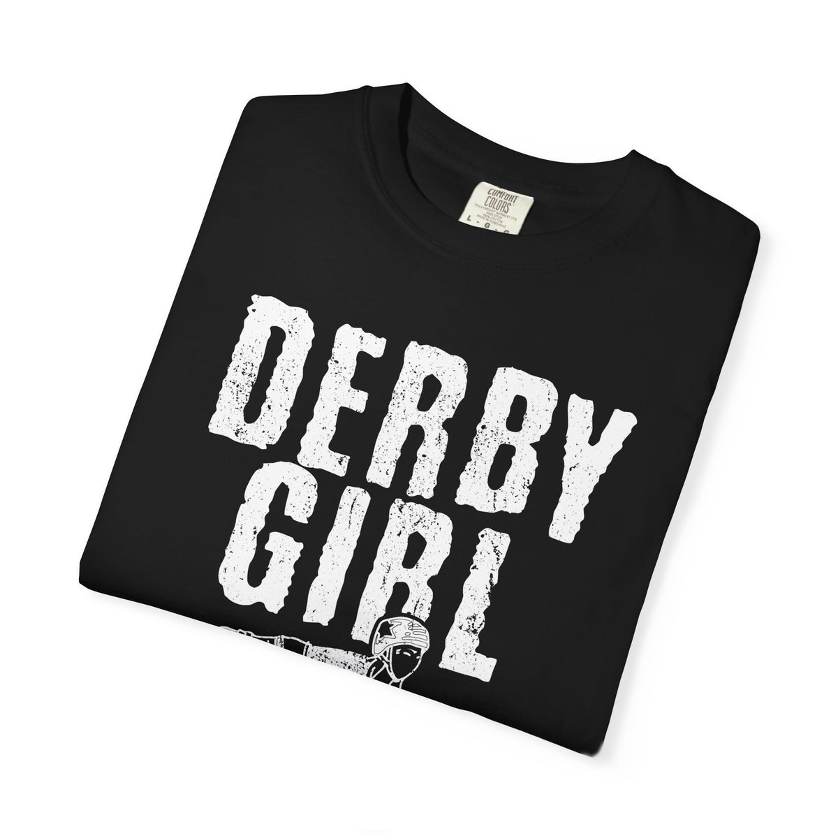 Derby Girl Skater Illustration Sports Design T-Shirt