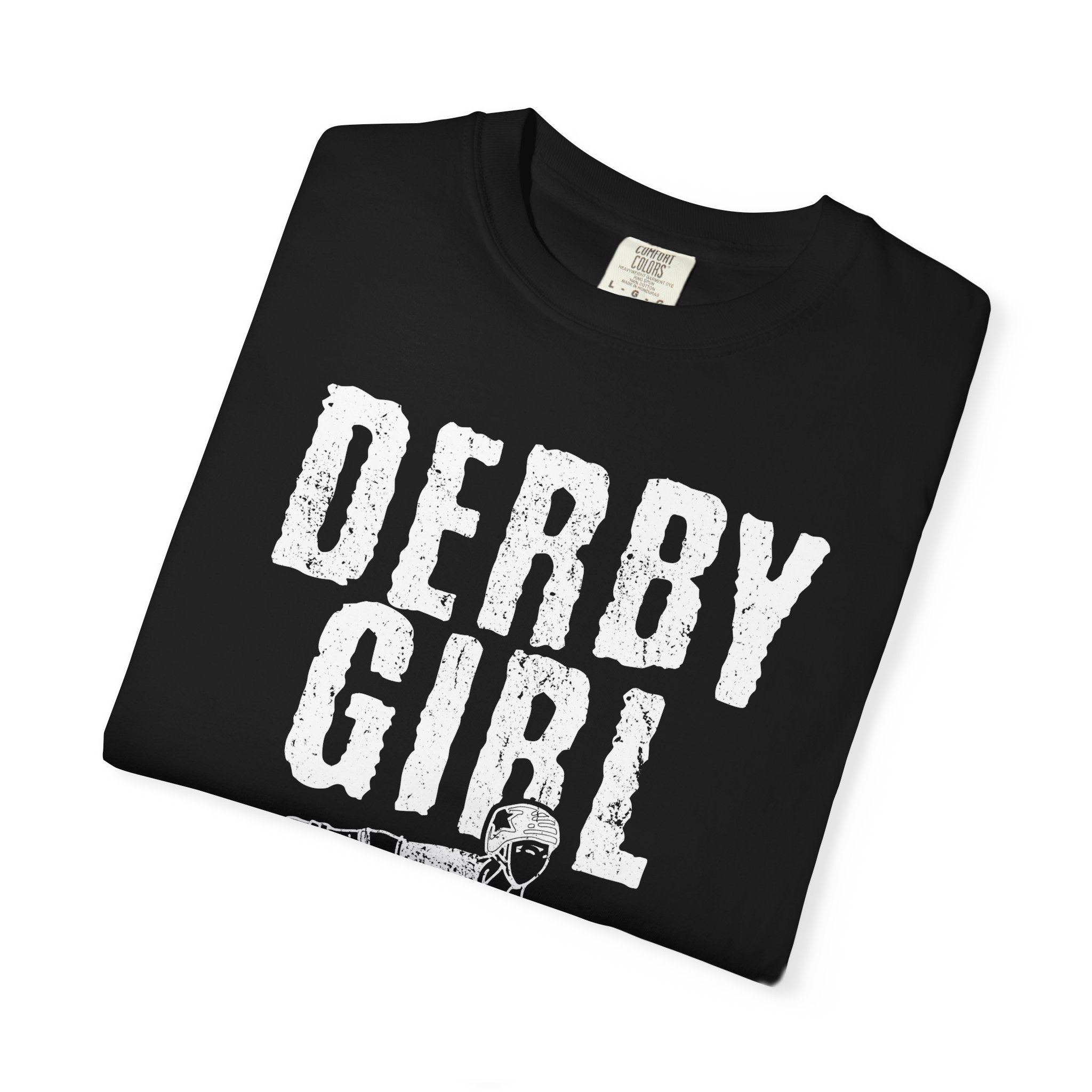 Derby Girl Skater Illustration Sports Design T-Shirt - Sinful Threads