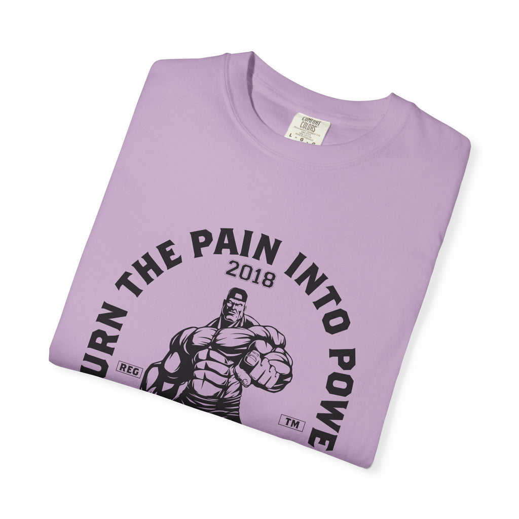 Turn Pain Into Power T-Shirt - Gym Motivation Gift - Sinful Threads