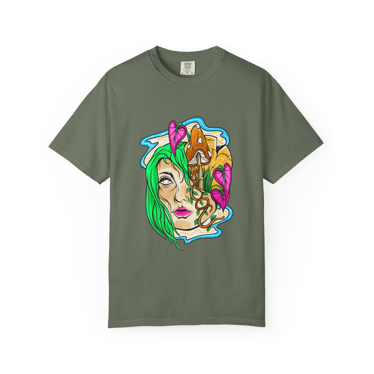 Fairy Core Shirt - Surreal Nature Art - Mushroom Lover Gift