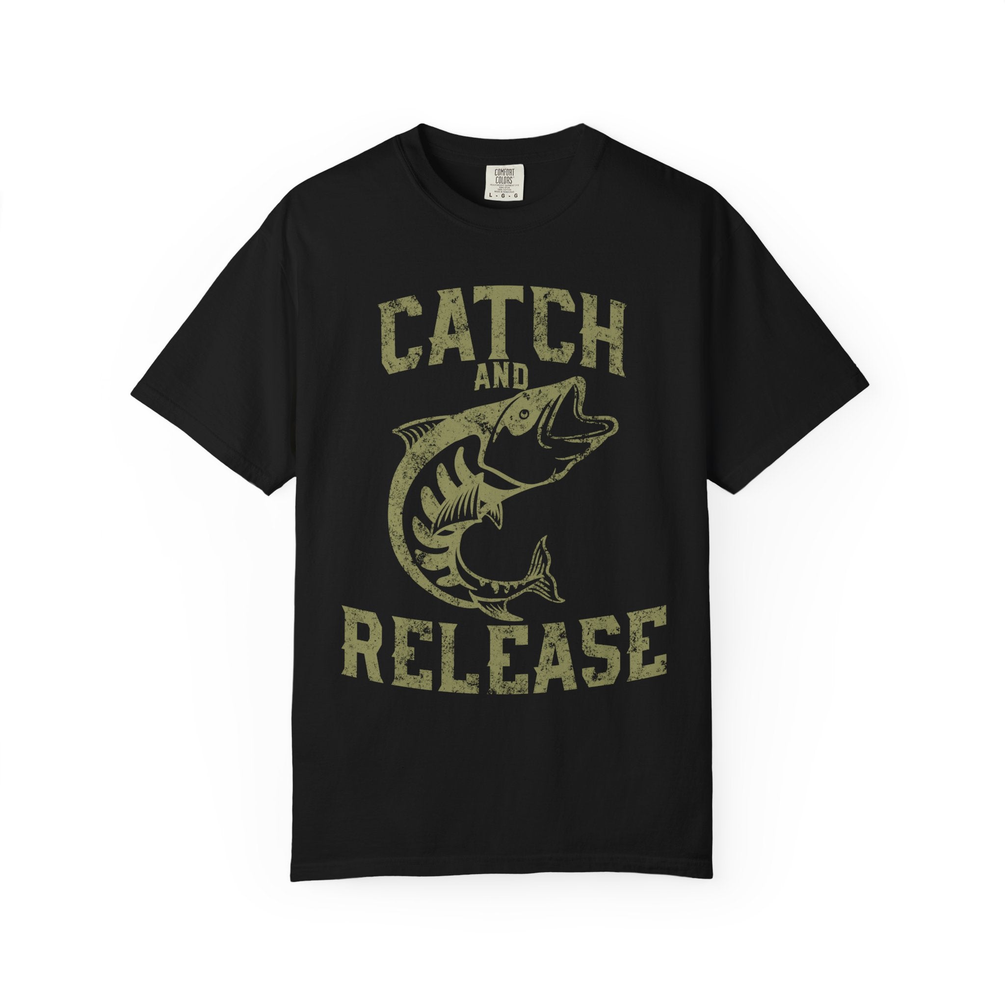 Catch And Release Fishing Graphic Artwork Design T-Shirt - Sinful Threads