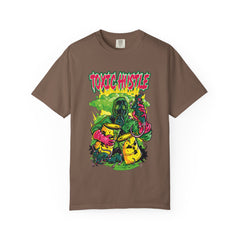 Toxic Hustle Hazmat Gas Mask Biohazard Tee - Survival Horror Shirt
