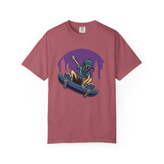 Cityscape Skateboarder Shirt - Urban Graphic Tee - Cool Gift