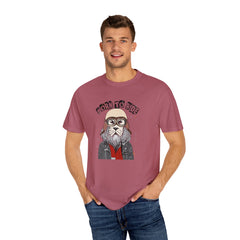 Born To Ride Dog Pilot Style Motorcycle Rider T-Shirt