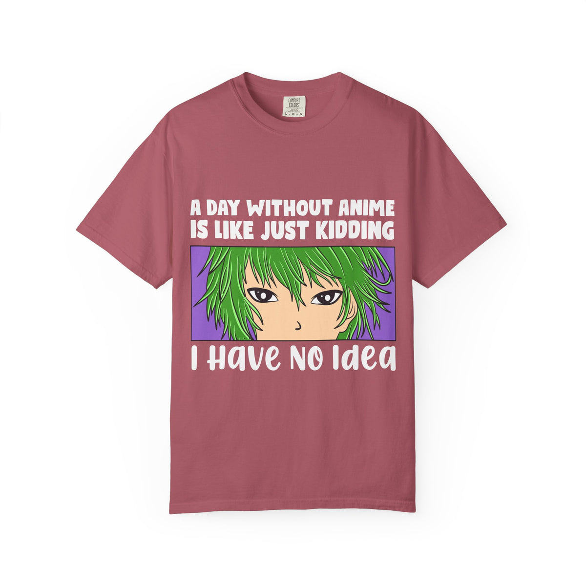 Anime Style Shirt – A Day Without Anime Tee Manga Graphic Top