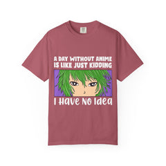 Anime Style Shirt – A Day Without Anime Tee Manga Graphic Top