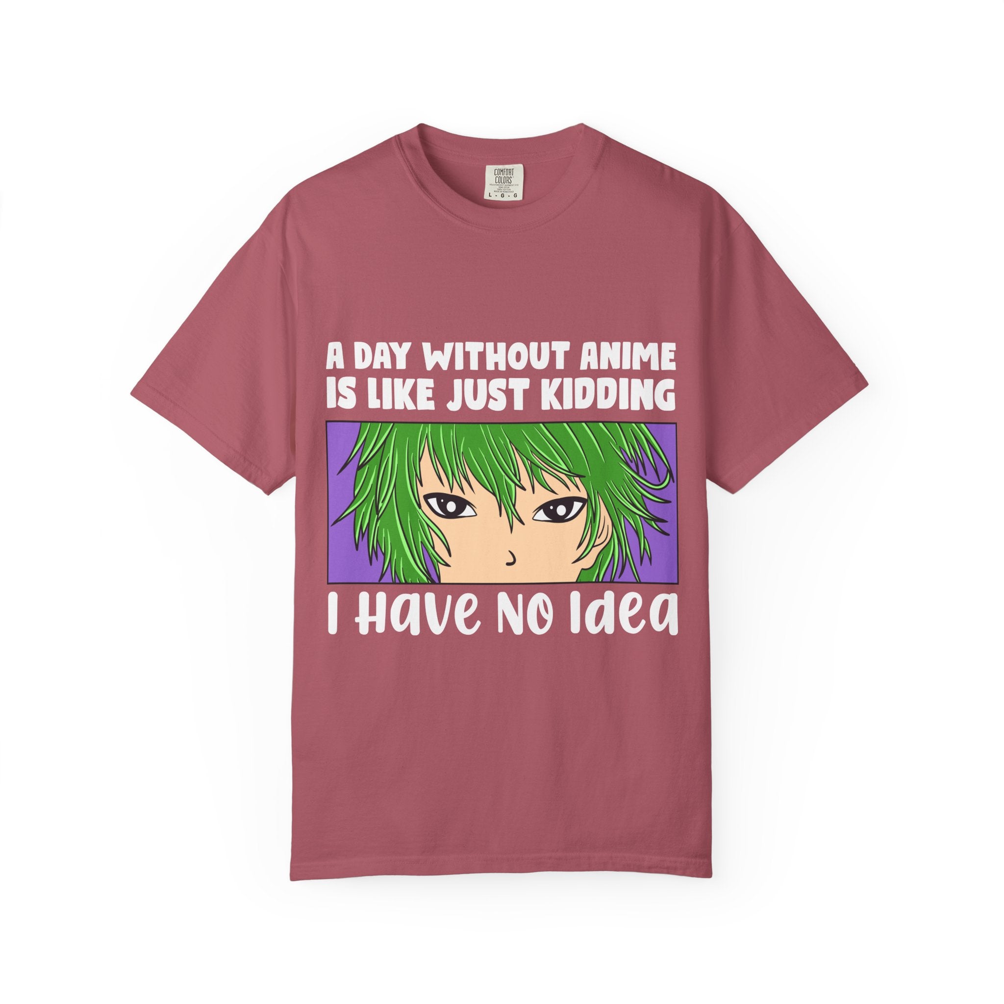 Anime Style Shirt – A Day Without Anime Tee Manga Graphic Top - Sinful Threads
