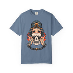 Traditional Tattoo Shirt - Fortune Teller Tee - Skull Graphic Top