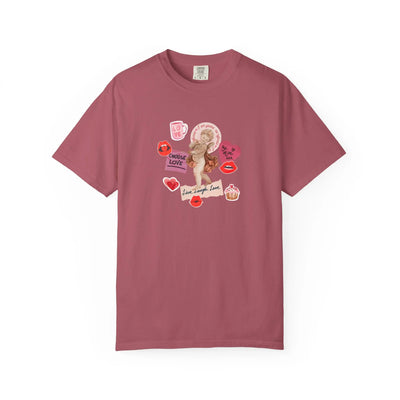 Romantic Graphic Cupid Love Quotes Valentine T-Shirt - Sinful Threads