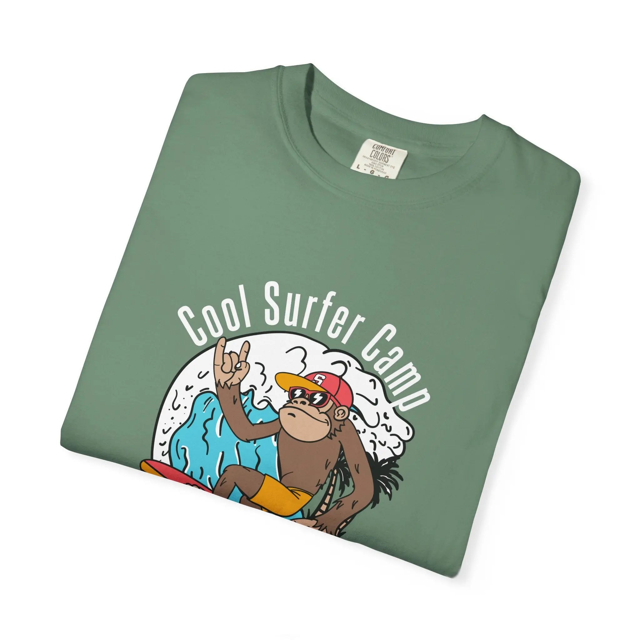 Malibu California Cool Surfing Monkey Graphic Casual Wear T-Shirt - Sinful Threads