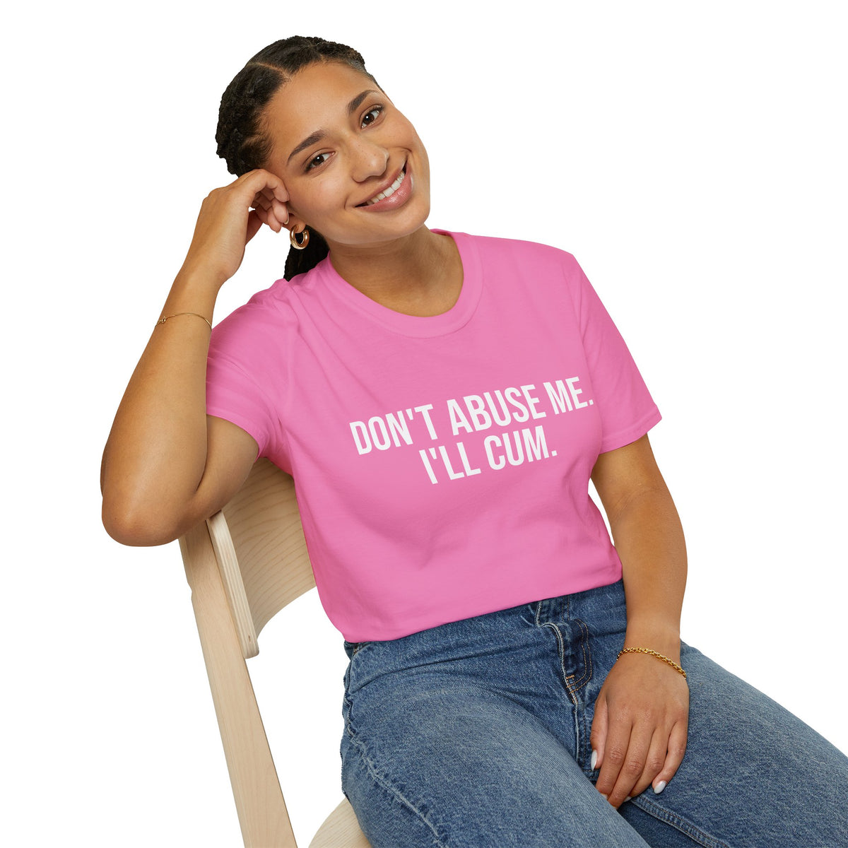 Dont Threaten Me Tshirt - Sarcastic Attitude Graphic Tee