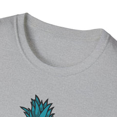 Bold Pineapple Print Tee - Summer Vibes Tropical Graphic