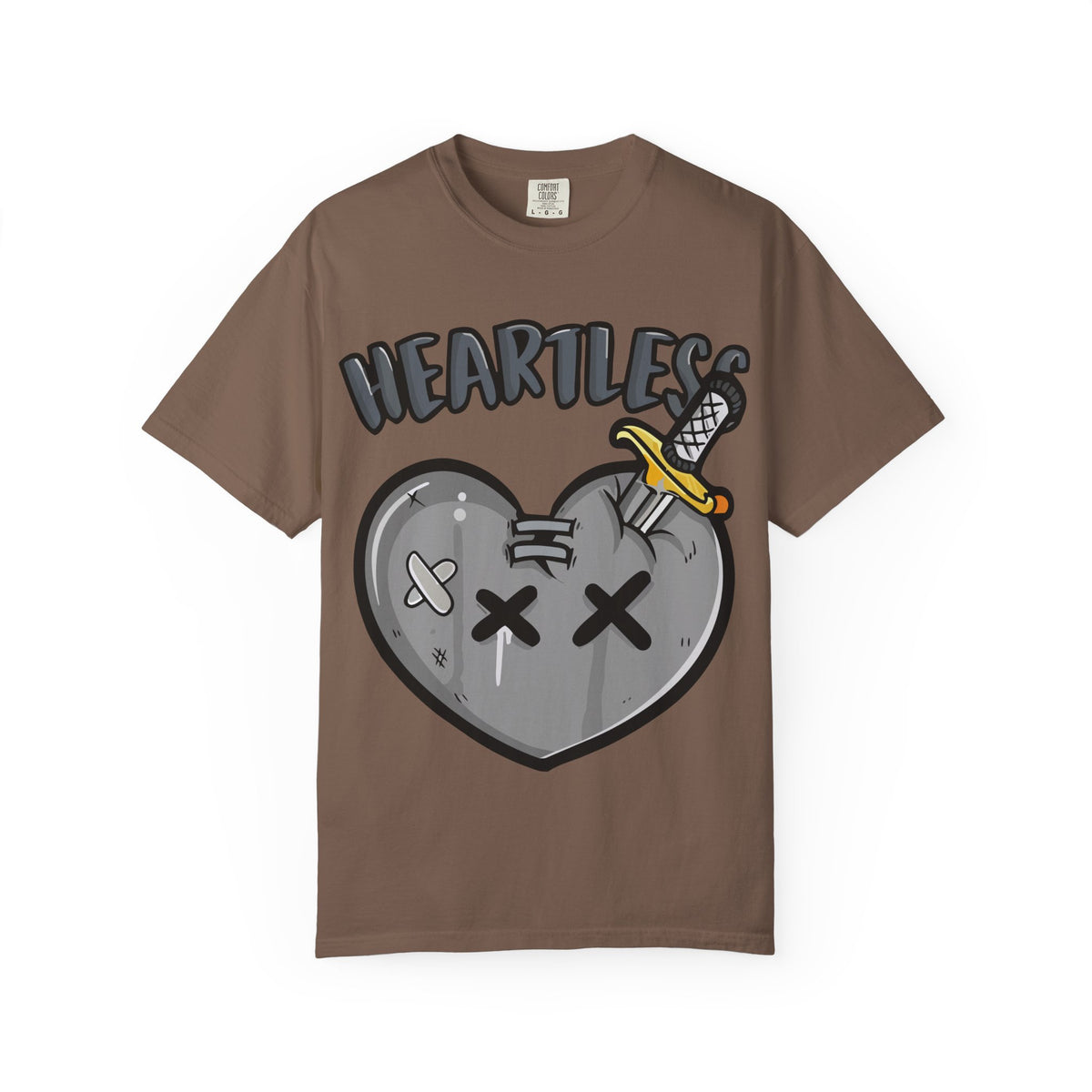 Heartless Grunge Tee – Broken Heart Shirt for Emo Aesthetic - Sinful Threads