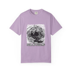 Fear No Feeling Artistic Design Graphic T-Shirt - Sinful Threads