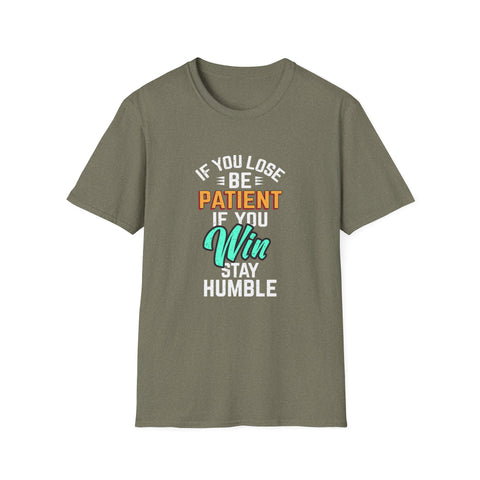 Patient Humble Mindset Shirt - Sports Character Wisdom Tee