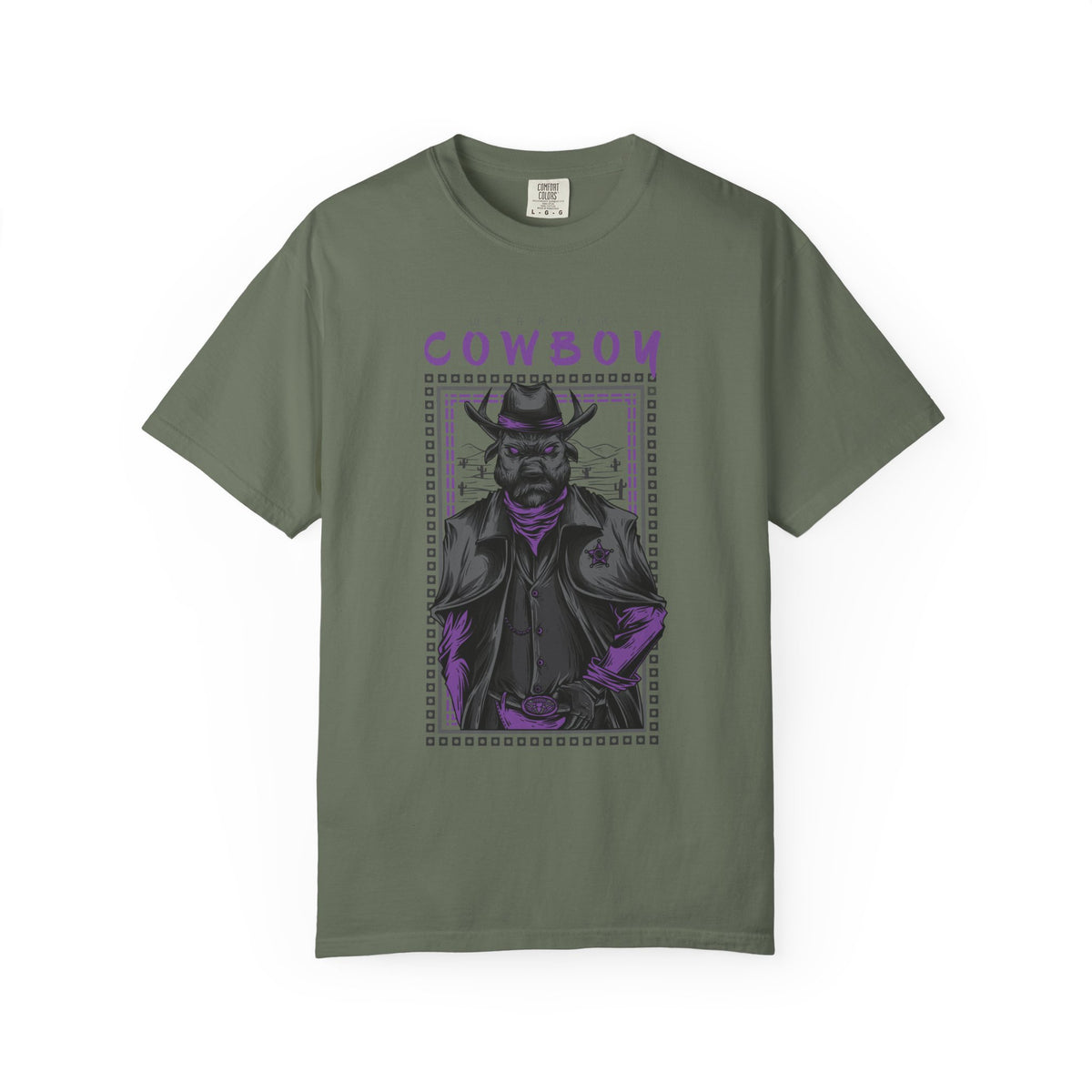 Warrior Cowboy Graphic Unisex Relaxed Fit T-Shirt