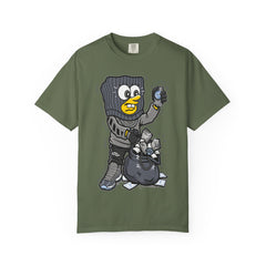 Cartoon Burglar Tee – Funny Diamond Loot Graphic Shirt