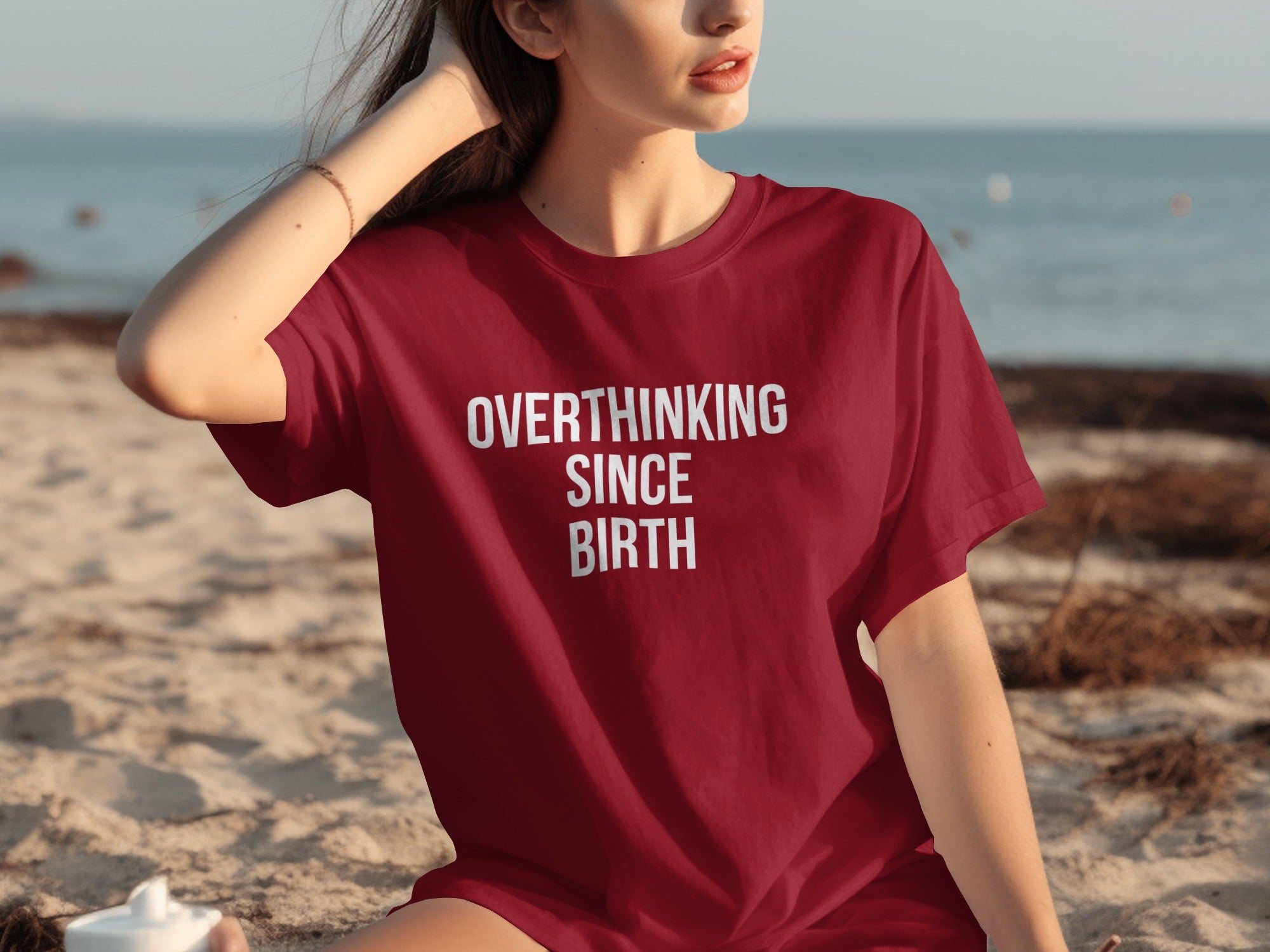 Overthinking Since Birth Graphic T-Shirt product type