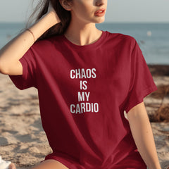 Chaos Is My Cardio Graphic T-Shirt product