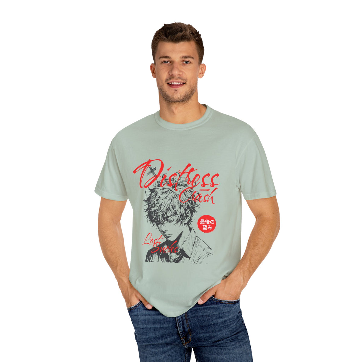 Edgy Manga Tee - Japanese Anime Graphic Streetwear
