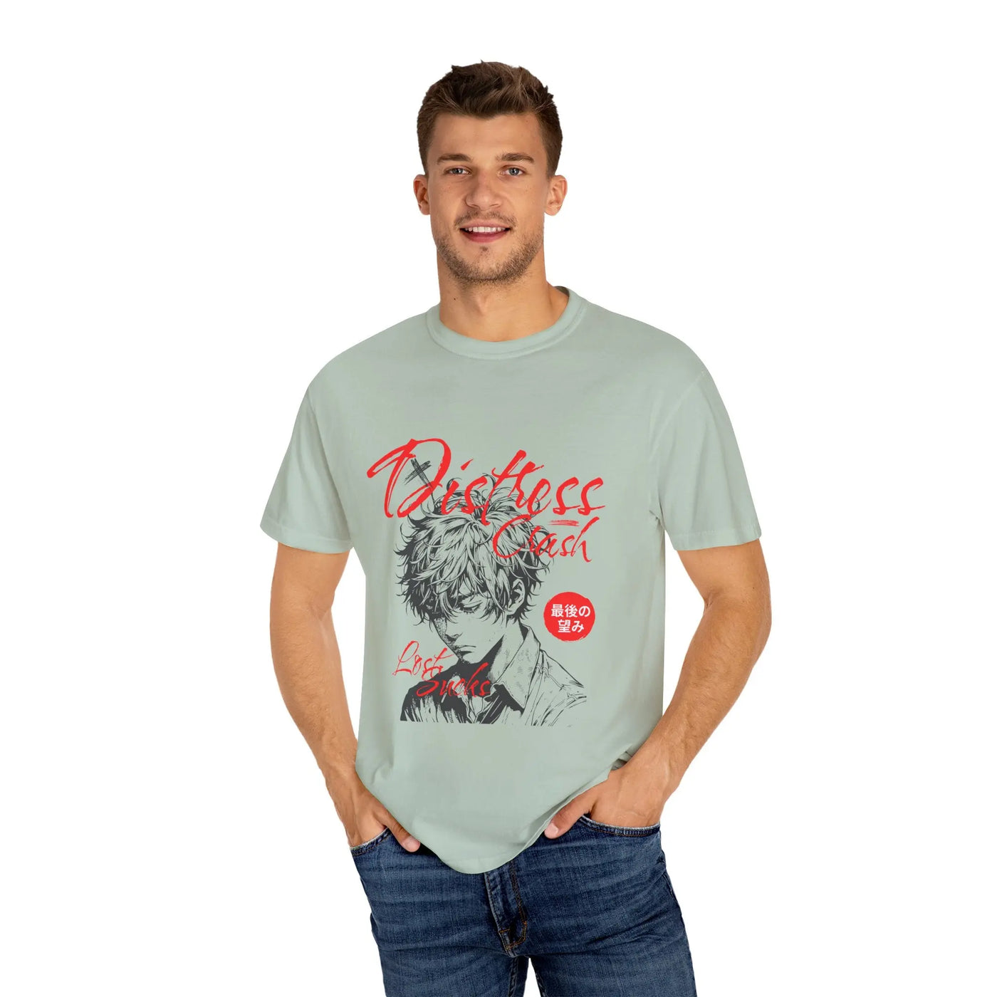 Edgy Manga Tee - Japanese Anime Graphic Streetwear - Sinful Threads
