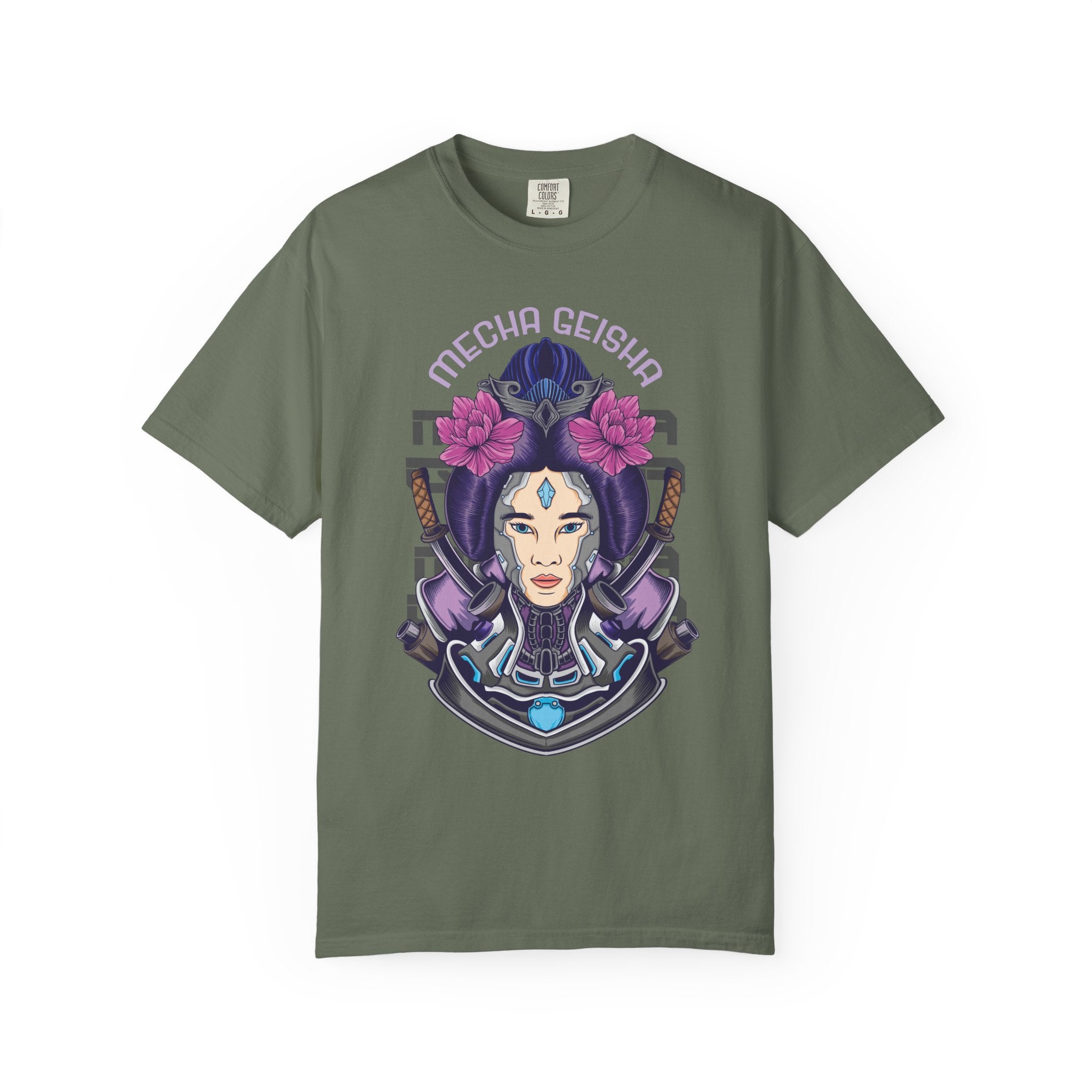 Mecha Geisha Shirt - Cyborg Geisha Gift - Japanese Robot Top - Sinful Threads